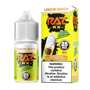 Pod Juice RX Raz Tobacco Free Nicotine Lemon Batch Edition 30ml Salt E-Juice