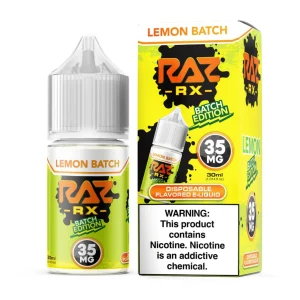 Pod Juice RX Raz Tobacco Free Nicotine Lemon Batch Edition 30ml Salt E-Juice - 35 MG