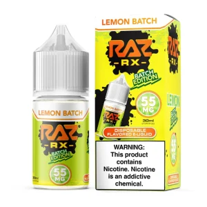 Pod Juice RX Raz Tobacco Free Nicotine Lemon Batch Edition 30ml Salt E-Juice - 55 MG