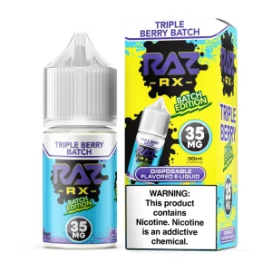 Pod Juice RX Raz Tobacco Free Nicotine Triple Berry Batch Edition 30ml Salt E-Juice - 35 MG