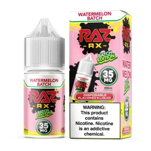 Pod Juice RX Raz Tobacco Free Nicotine Watermelon Batch Edition 30ml Salt E-Juice - 35 MG