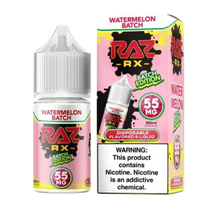 Pod Juice RX Raz Tobacco Free Nicotine Watermelon Batch Edition 30ml Salt E-Juice