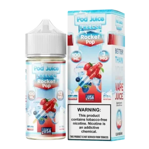 Pod Juice Rocket Pop Freeze Tobacco Free Nicotine E-Juice 100ml