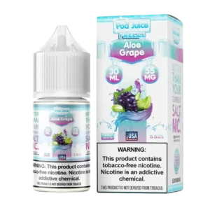 Pod Juice Salt Aloe Grape Freeze Tobacco Free Nicotine E-Juice 30ml