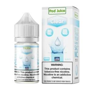 Pod Juice Salt Clear Tobacco Free Nicotine E-Juice 30ml