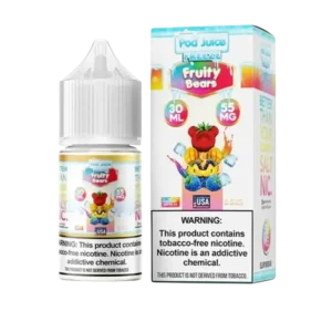 Pod Juice Salt Fruity Bears Freeze Tobacco Free Nicotine E-Juice 30ml