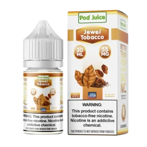 Pod Juice Salt Jewel Tobacco Tobacco Free Nicotine E-Juice 30ml