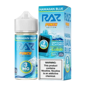Pod Juice X Raz Punch Edition Hawaiian Blue Tobacco Free Nicotine 100ML E-Juice