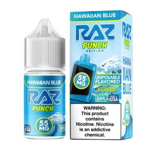 Pod Juice X Raz Salt Hawaiian Blue Tobacco Free Nicotine 30ml Salt E-Juice