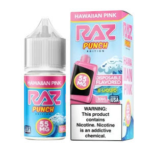 Pod Juice X Raz Salt Hawaiian Pink Tobacco Free Nicotine 30ml Salt E-Juice