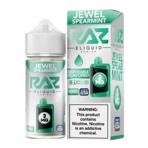 Pod Juice x RAZ Jewel Spearmint Tobacco Free Nicotine E-Juice 100ml