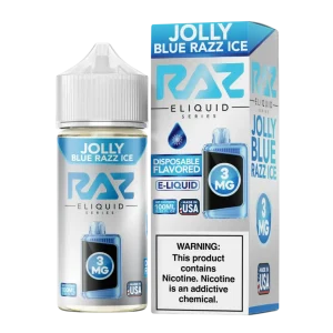 Pod Juice x RAZ Jolly Blue Razz Ice Tobacco Free Nicotine E-Juice 100ml