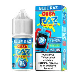 Pod Juice x RAZ Salt Blue Razz Gush Tobacco Free Nicotine E-Juice 30ml