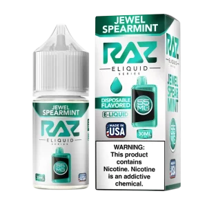 Pod Juice x RAZ Salt Jewel Spearmint Tobacco Free Nicotine E-Juice 30ml