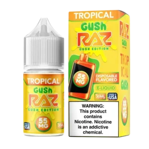 Pod Juice x RAZ Salt Tropical Gush Tobacco Free Nicotine E-Juice 30ml