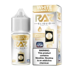 Pod Juice x RAZ Salt White Gummy Ice Tobacco Free Nicotine E-Juice 30ml