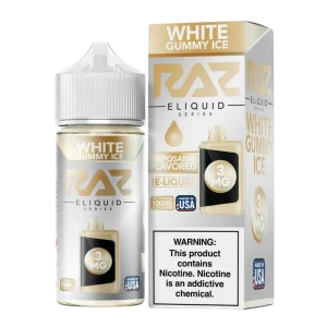 Pod Juice x RAZ White Gummy Ice Tobacco Free Nicotine E-Juice 100ml