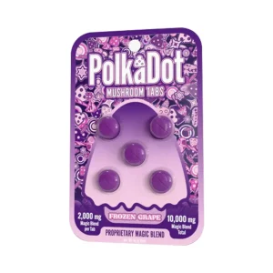 Polk a Dot Magic Blend Mushroom Tablets 10000MG-5CT - Frozen Grape