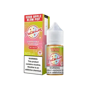 Pulse Liq Sour Apple Blow Pop Salt 30ml E-Juice