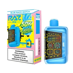 RAZ RX 50K Puff Disposable - Batch Edition Blue Razz Batch