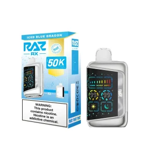 RAZ RX 50K Puff Disposable - Classic Edition Iced Blue Dragon