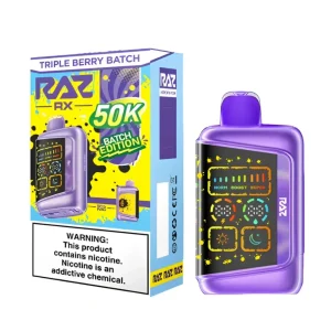 RAZ RX 50K Puff Disposable - Batch Edition Triple Berry Batch