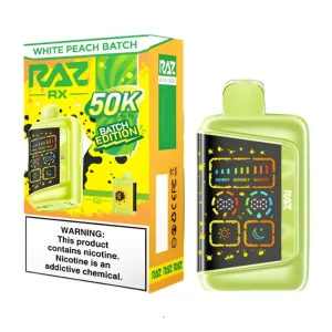 RAZ RX 50K Puff Disposable - Batch Edition White Peach Batch