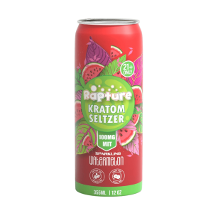 Rapture Kratom Seltzer 12 OZ -100 MIT