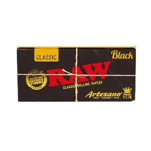 Raw Artesano King Size Slim Black Papers 1PK-1CT
