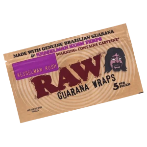 Raw Guarana Caffeine Wraps 1PK-5CT Kesselman Kush
