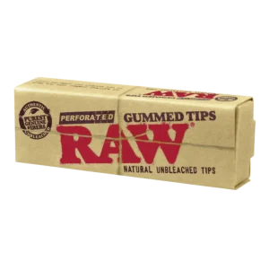 Raw Perforated Gummed Tips 1PK-33CT
