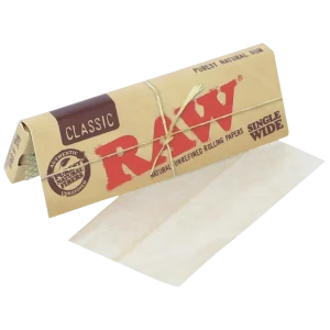 Raw Single Wide Papers 1PK-1CT Classic