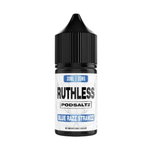 Ruthless Essentials Blue Razz Strawzz Salt 30ml E-Juice