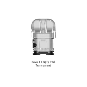 SMOK NOVO 4 Empty Replacement Pod Cartridge - 3PK - Transparent