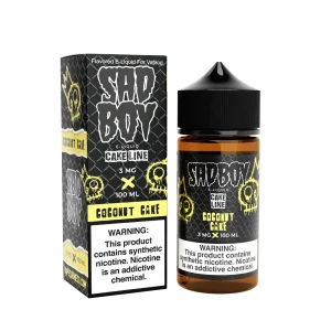 SadBoy CakeLine Coconut Cake Synthetic Nicotine 100ml E-Juice