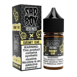 SadBoy CakeLine Coconut Cake Synthetic Nicotine 30ml Salt E-Juice