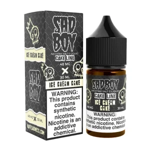 SadBoy CakeLine Ice Cream Cake Synthetic Nicotine 30ml Salt E-Juice - 48 MG