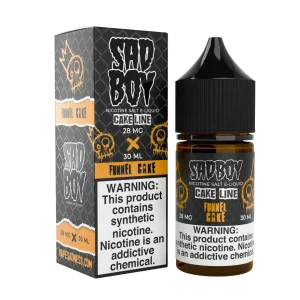 SadBoy Cakeline Funnel Cake Synthetic Nicotine 30ml Salt E-Juice