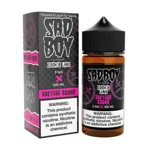 SadBoy Cookie Line Custard Cookie Synthetic Nicotine 100ml E-Juice