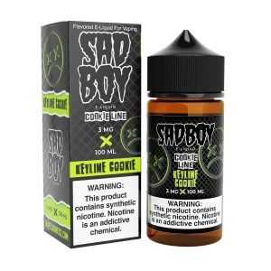 SadBoy Cookie Line Key Lime Cookie Synthetic Nicotine 100ml E-Juice
