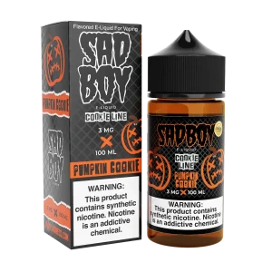 SadBoy Cookie Line Pumpkin Cookie Synthetic Nicotine 100ml E-Juice
