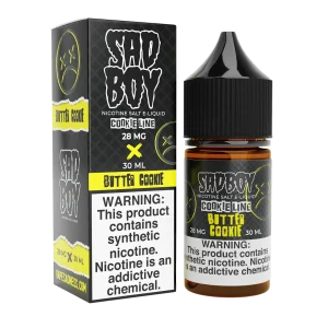 SadBoy CookieLine Butter Cookie Synthetic Nicotine 30ml Salt E-Juice