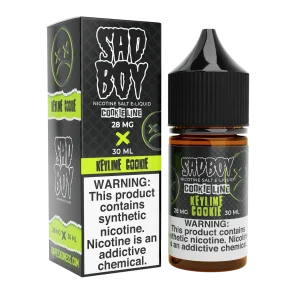 SadBoy CookieLine Key Lime Cookie Synthetic Nicotine 30ml Salt E-Juice