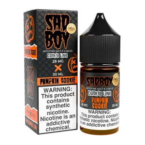 SadBoy CookieLine Pumpkin Cookie Synthetic Nicotine 30ml Salt E-Juice