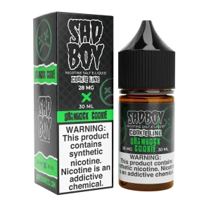 SadBoy CookieLine Shamrock Cookie Synthetic Nicotine 30ml Salt E-Juice
