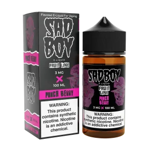 SadBoy FruitLine Punch Berry Synthetic Nicotine 100ml E-Juice