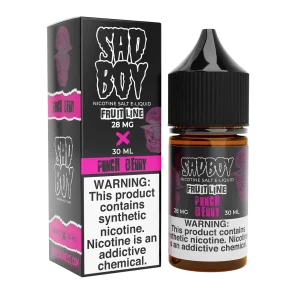 SadBoy FruitLine Punch Berry Synthetic Nicotine 30ml Salt E-Juice