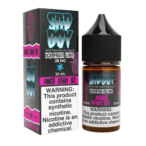 SadBoy Iced FruitLine Punch Berry Ice Synthetic Nicotine 30ml Salt E-Juice