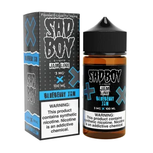 SadBoy JamLine Blueberry Jam 100ml Synthetic Nicotine 100ml E-Juice