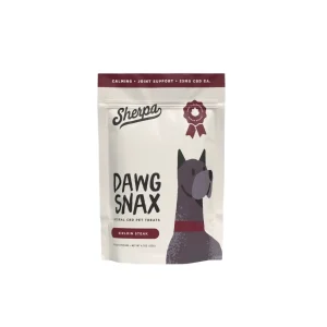 Sherpa Natural CBD Dawg Snax 750 MG - Sirloin Steak
